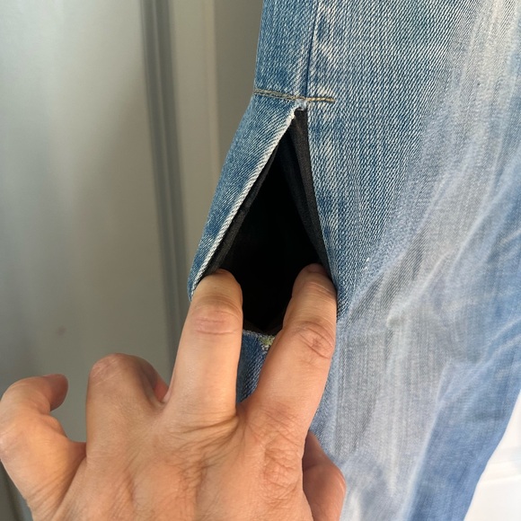 Diesal Gold Label Button Fly Side Hip Pocket Classic Straight Leg Jeans, 34W/32L - Picture 7 of 10